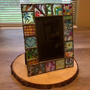 2002 Diane Markin Quilt Glass Frame